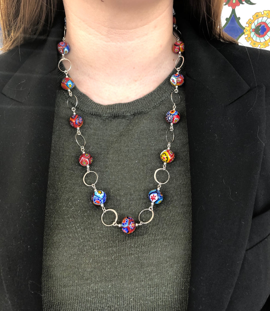 Vintage Venetian Millefiore Necklace