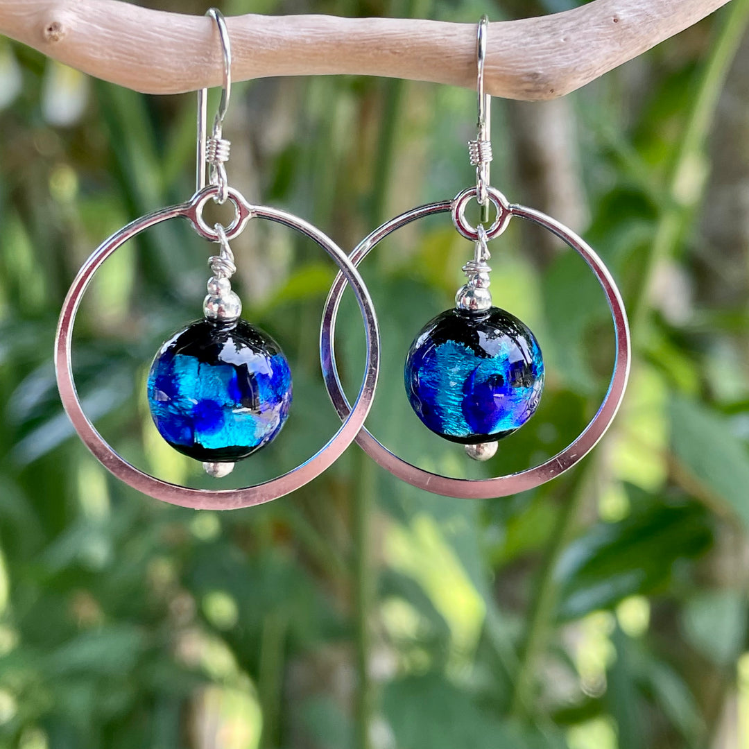 Japanese lampwork earrings