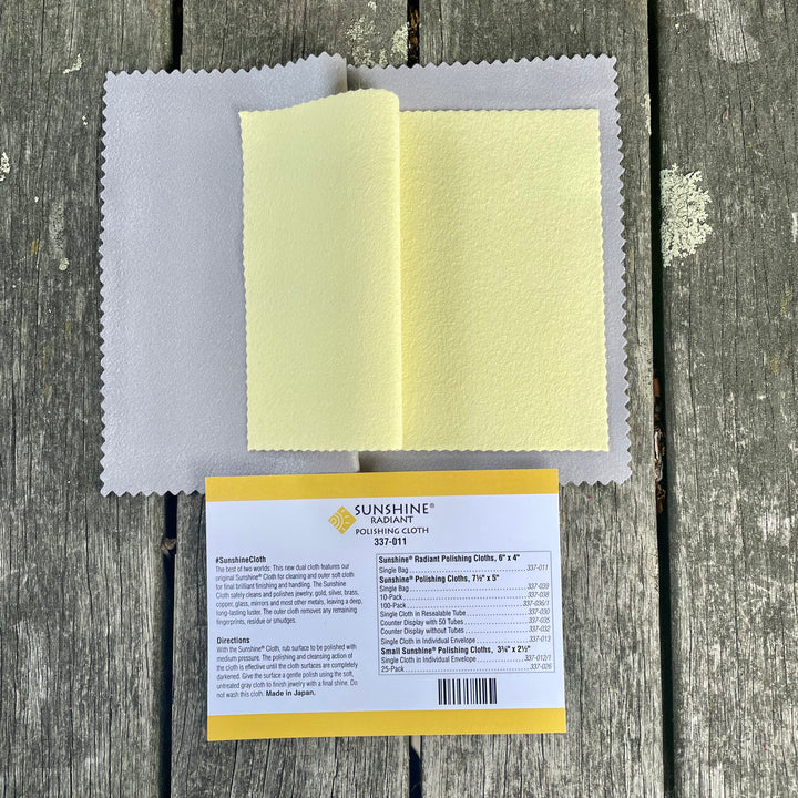 Sunshine jewellery cleaning cloth