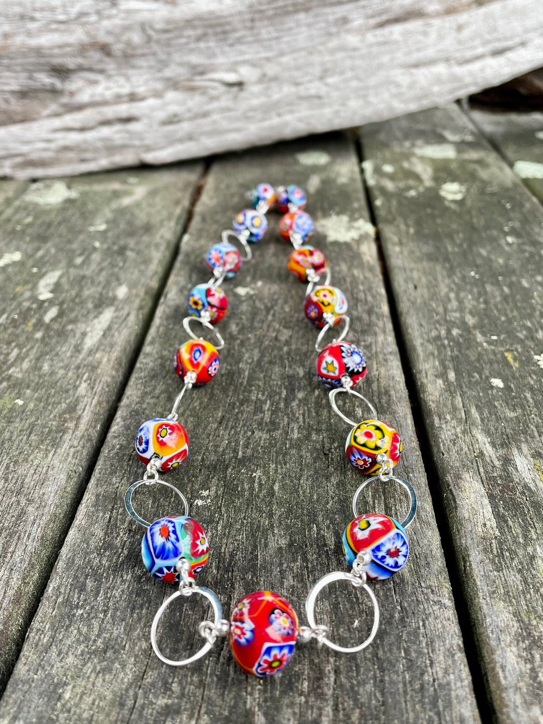 Vintage Venetian Millefiore Necklace