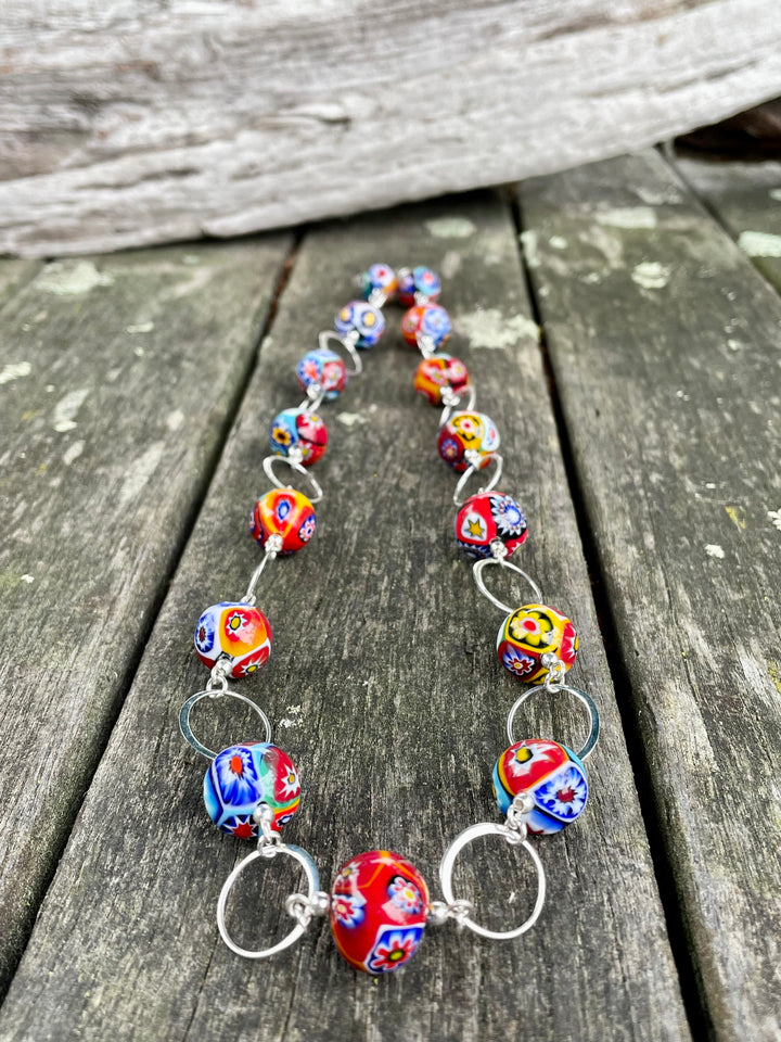Vintage Venetian Millefiore Necklace