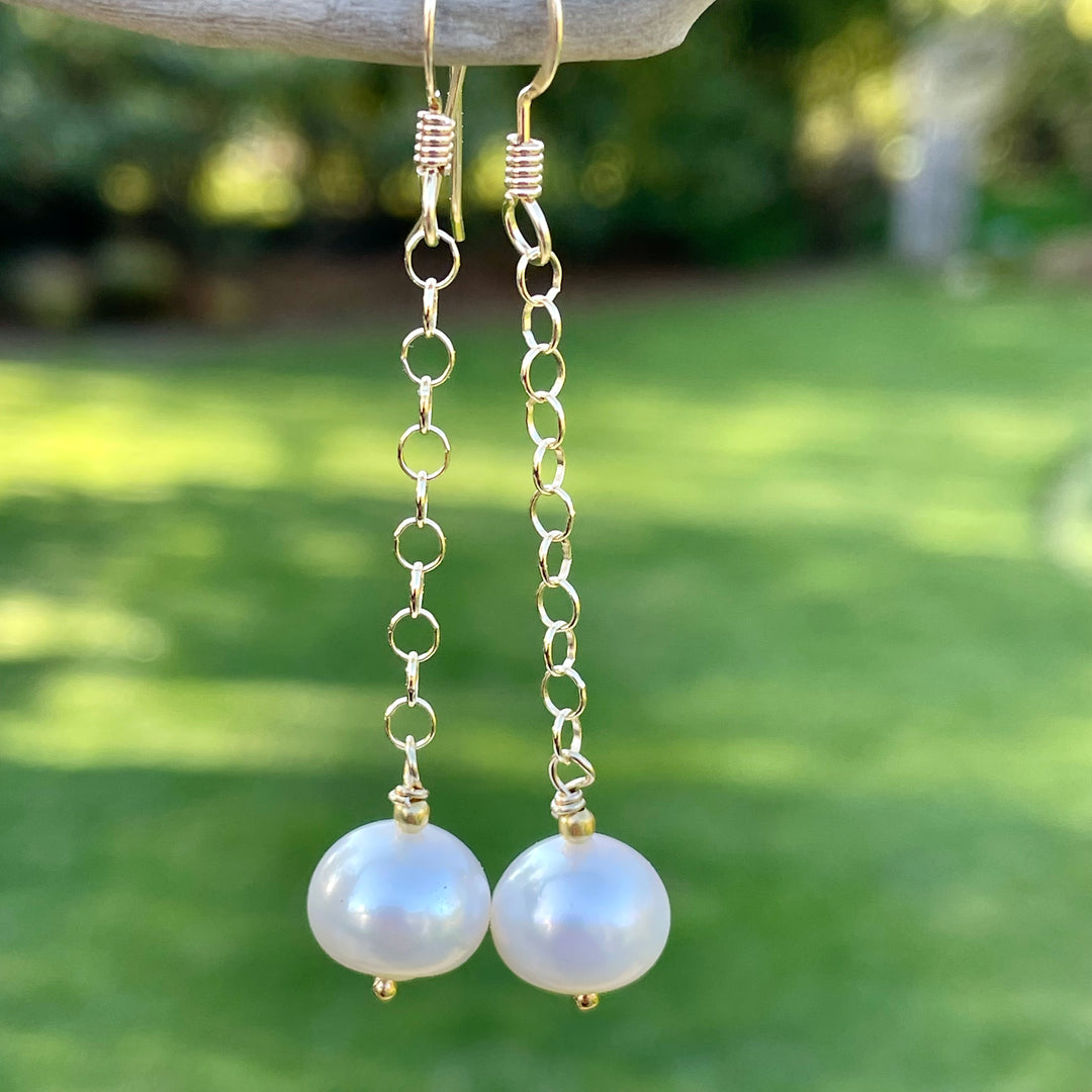 Freshwater pearl earrings