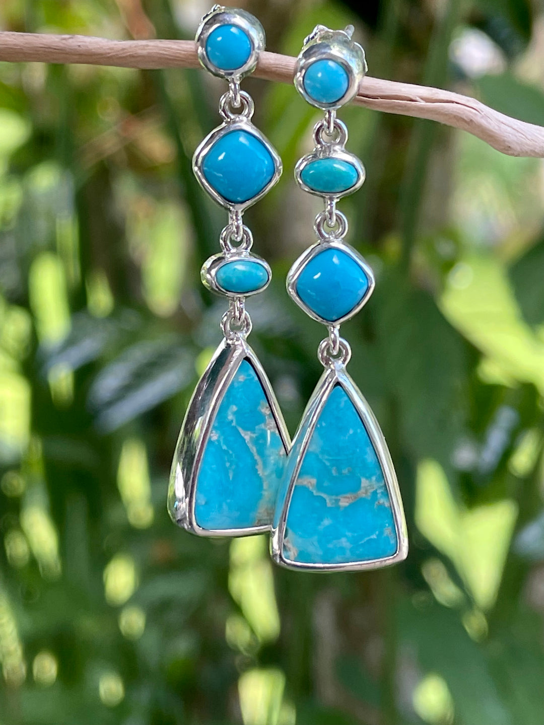 Turquoise wild at heart earrings