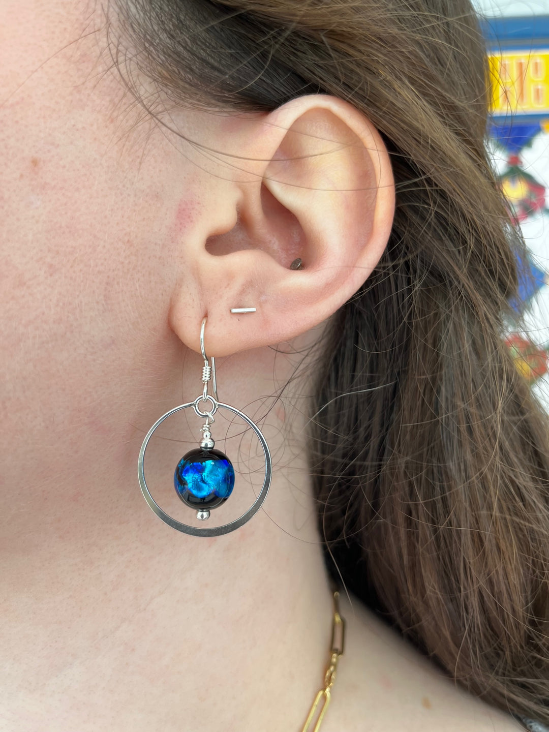 Japanese lampwork earrings