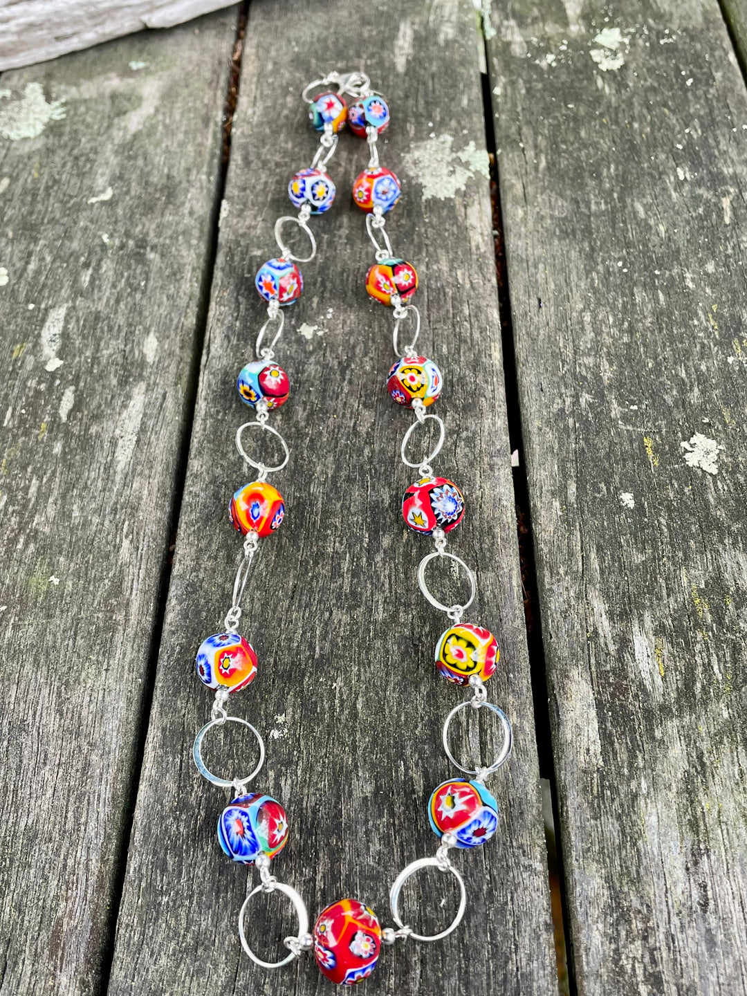 Vintage Venetian Millefiore Necklace