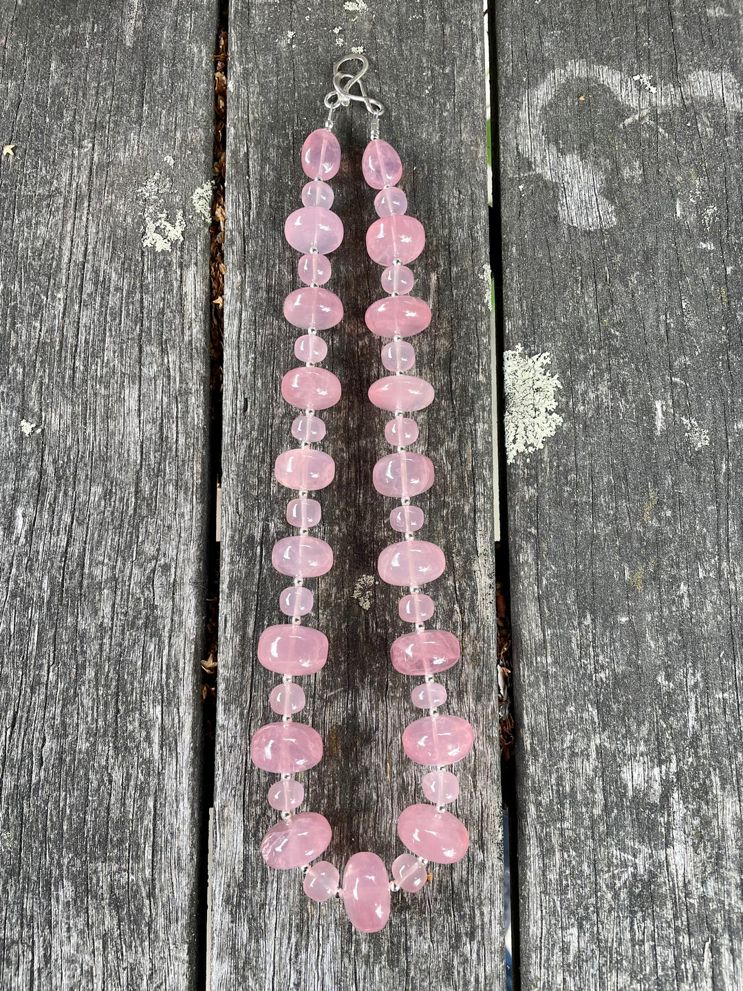 Brazilian rose Quartz necklace