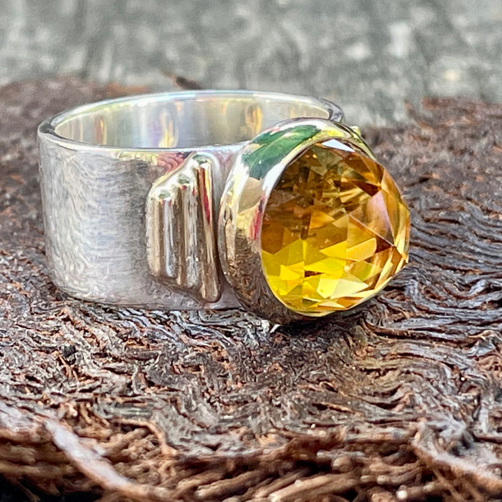 Citrine New Horizons ring Rowena Watson Jewellers