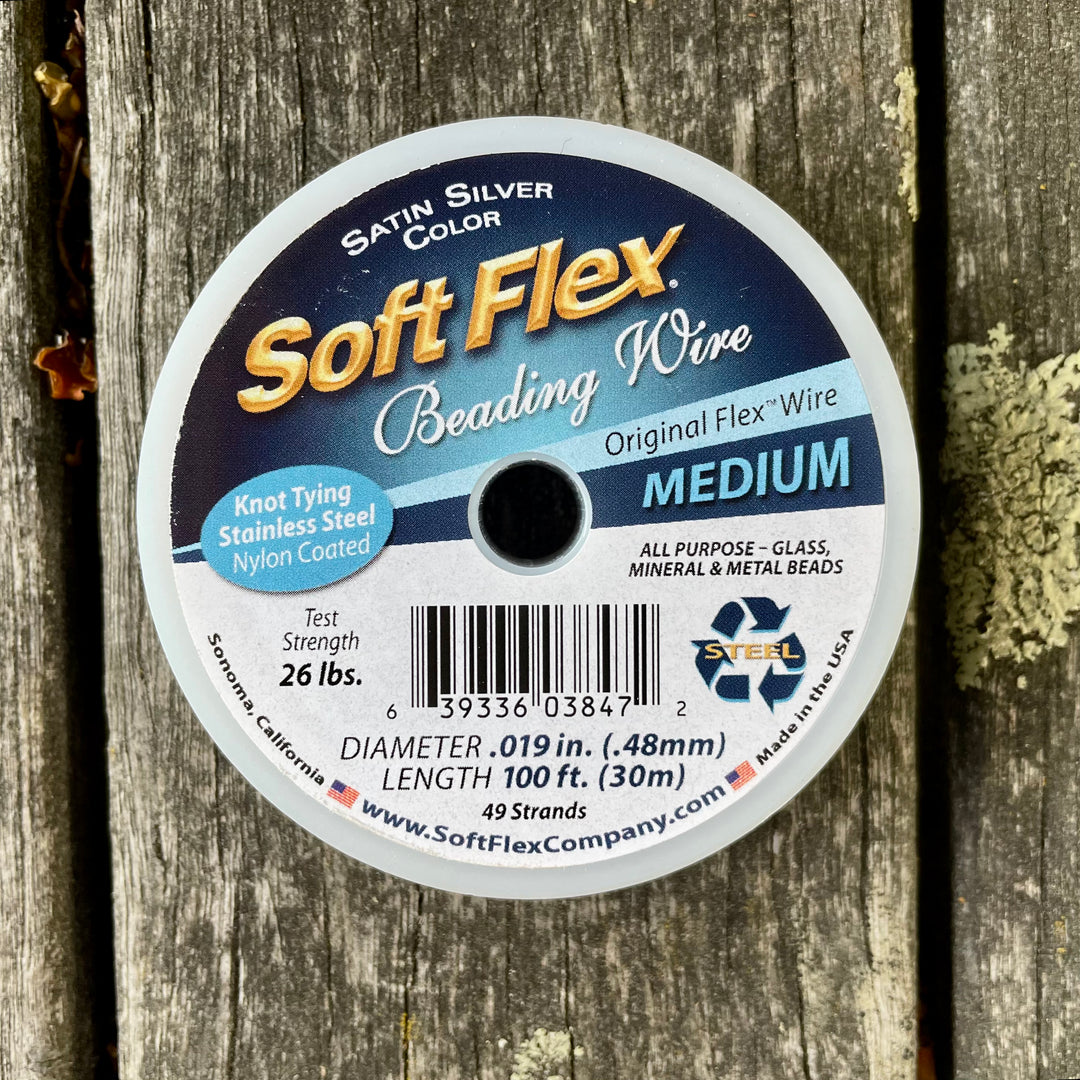 Soft Flex Beading Wire, Medium, 100 ft.