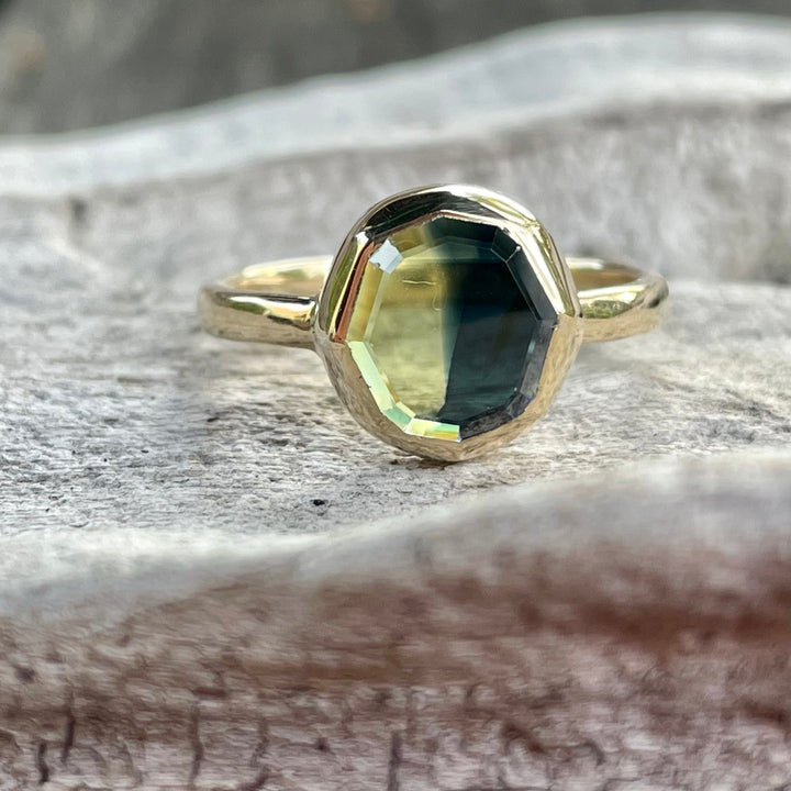 9ct Gold Queensland Parti Sapphire Ring