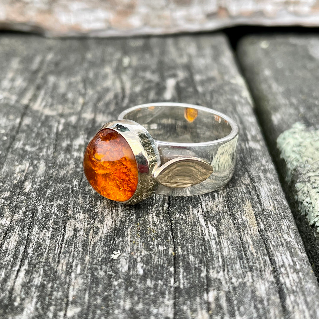Baltic Amber Amore ring