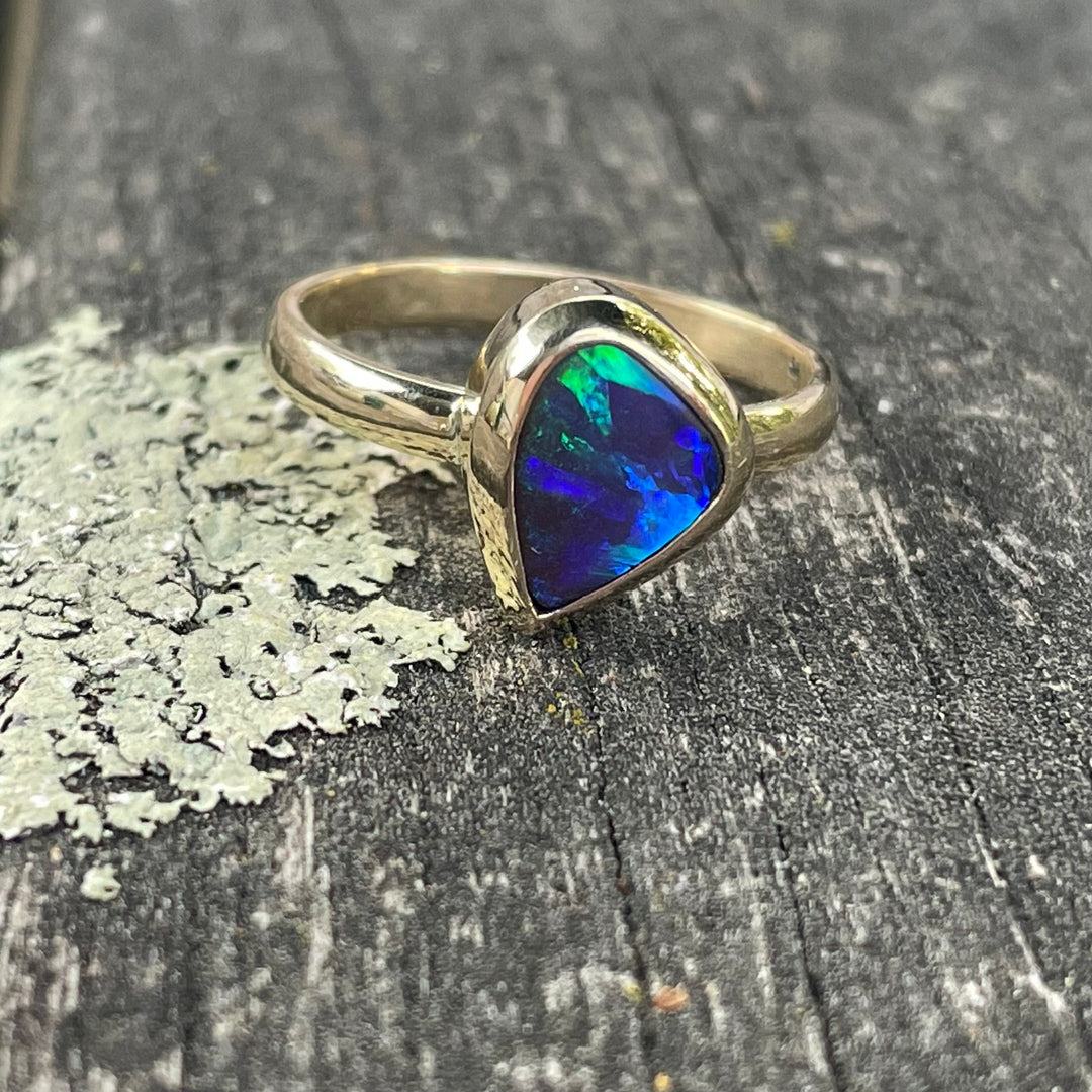1.25ct Boulder opal ring