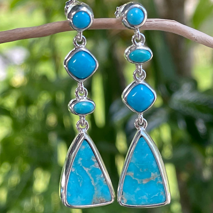 Turquoise wild at heart earrings